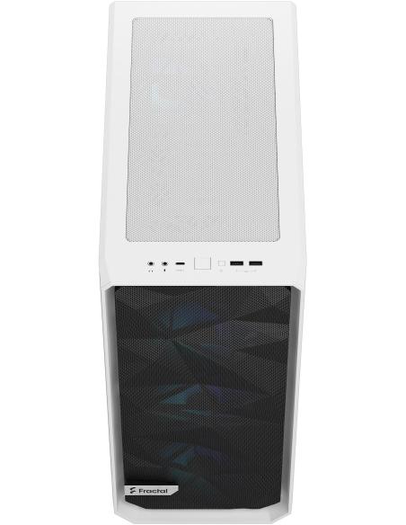 Fractal Design Meshify 2 Compact RGB Cristal Templado USB 3.2 Blanco