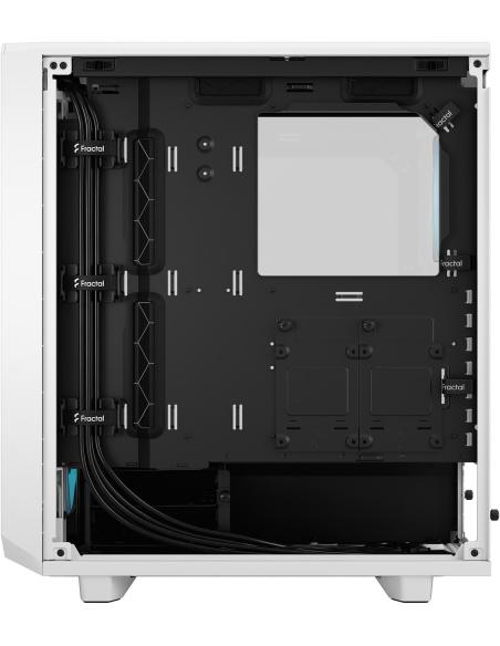 Fractal Design Meshify 2 Compact RGB Cristal Templado USB 3.2 Blanco