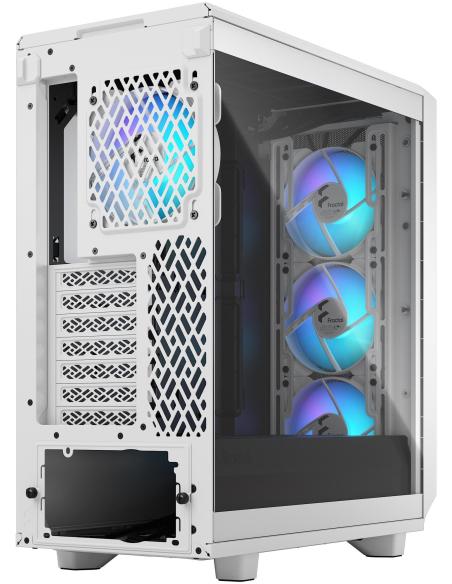 Fractal Design Meshify 2 Compact RGB Cristal Templado USB 3.2 Blanco