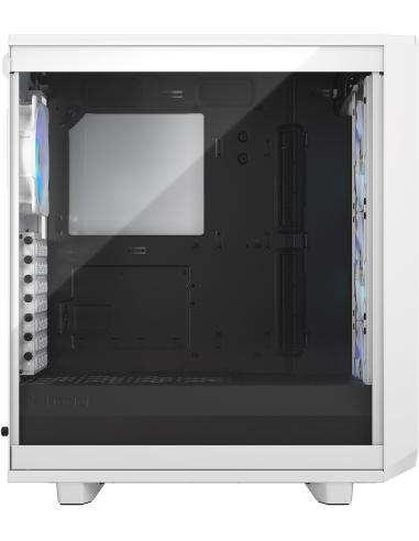 Fractal Design Meshify 2 Compact RGB Cristal Templado USB 3.2 Blanco