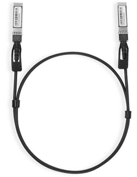 TP-Link TL-SM5220-1M Cable de Fibra Optica SFP+ Negro