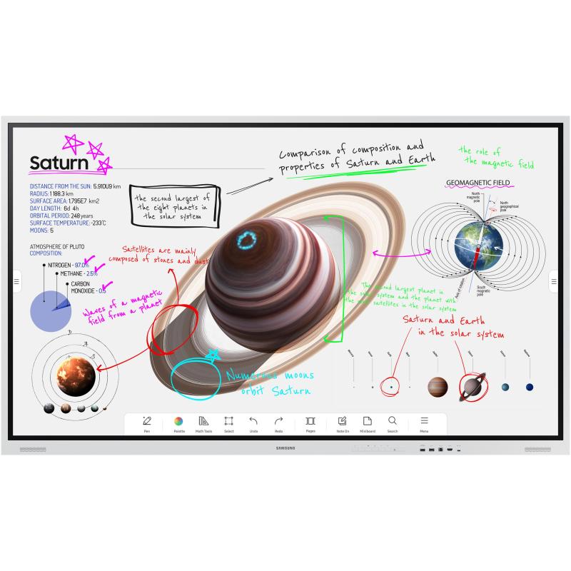 Samsung Flip Pro WM85B 85" LCD VA Pantalla Interactiva UltraHD 4K Táctil