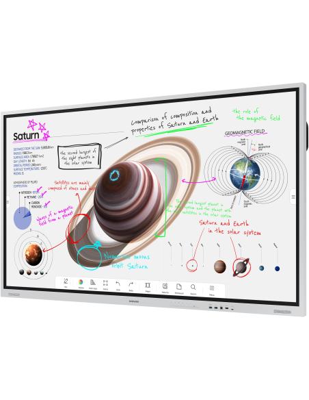 Samsung WM75B Pantalla Interactiva 75" 4K UHD Multi-touch VA Táctil Negra