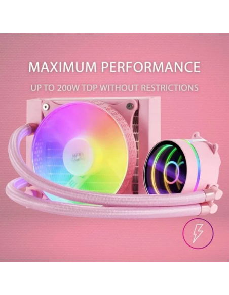 Mars Gaming ML-ONE120 Kit Refrigeración Liquida FRGB Rosa