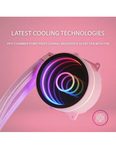 Mars Gaming ML-ONE120 Kit Refrigeración Liquida FRGB Rosa