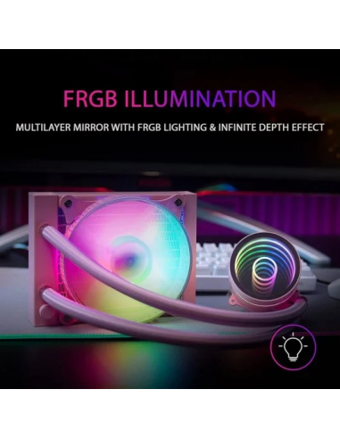 Mars Gaming ML-ONE120 Kit Refrigeración Liquida FRGB Rosa
