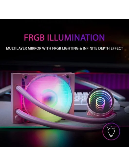 Mars Gaming ML-ONE120 Kit Refrigeración Liquida FRGB Rosa