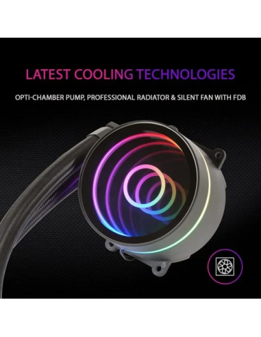 Mars Gaming ML-ONE120 FRGB Kit De Refrigeración Líquida 120mm Rosa