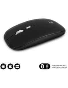 Subblim Dual Flat Ratón Inalámbrico Bluetooth 1600DPI Negro-1358346