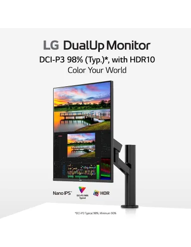 LG DualUp Ergo 28MQ780B 27.6" LED IPS QHD USB-C
