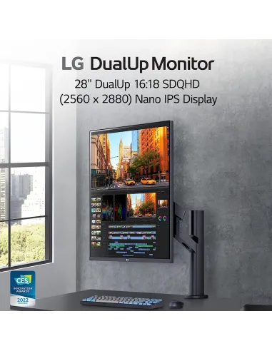 LG DualUp Ergo 28MQ780B 27.6" LED IPS QHD USB-C