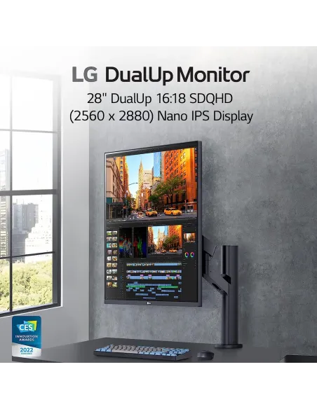 LG DualUp Ergo 28MQ780B 27.6" LED IPS QHD USB-C