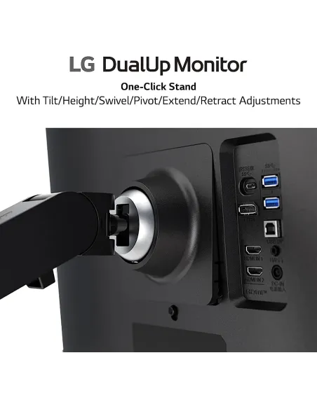 LG DualUp Ergo 28MQ780B 27.6" LED IPS QHD USB-C