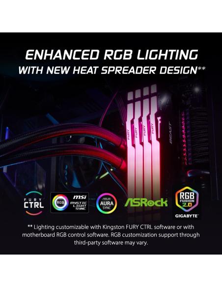 Kingston FURY Beast RGB DDR5 5600MHz 16GB CL40