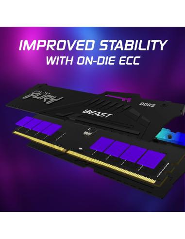 Kingston FURY Beast RGB DDR5 5600MHz 16GB (2x8GB) CL40