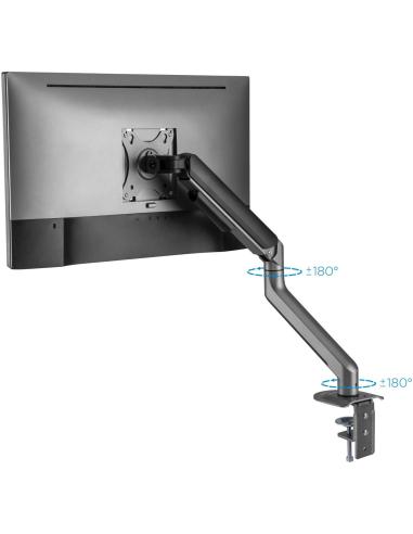 TooQ DB4032TNR-G Soporte de Mesa para Monitor/TV 17"-32" Máx. 9Kg Negro