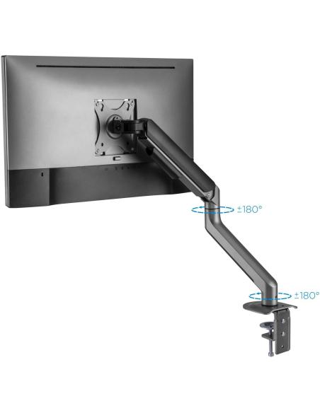 TooQ DB4032TNR-G Soporte de Mesa para Monitor/TV 17"-32" Máx. 9Kg Negro