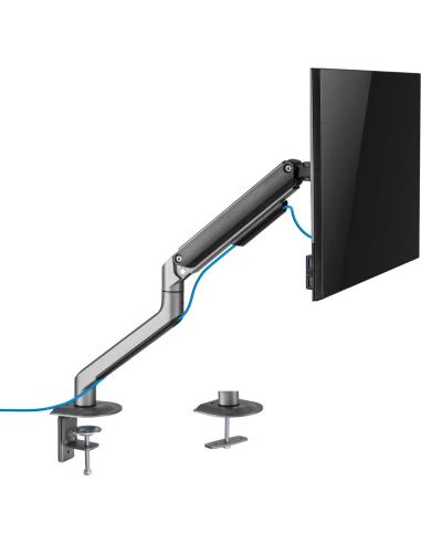 TooQ DB4032TNR-G Soporte de Mesa para Monitor/TV 17"-32" Máx. 9Kg Negro