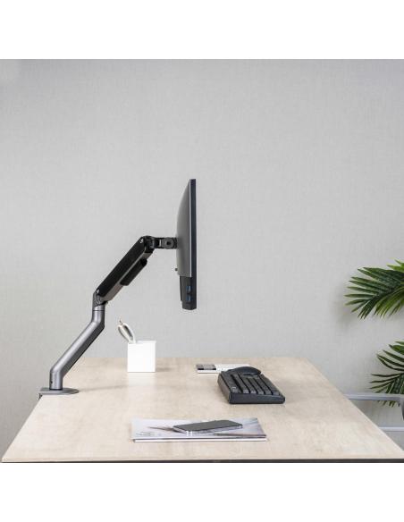 TooQ DB4032TNR-G Soporte de Mesa para Monitor/TV 17"-32" Máx. 9Kg Negro