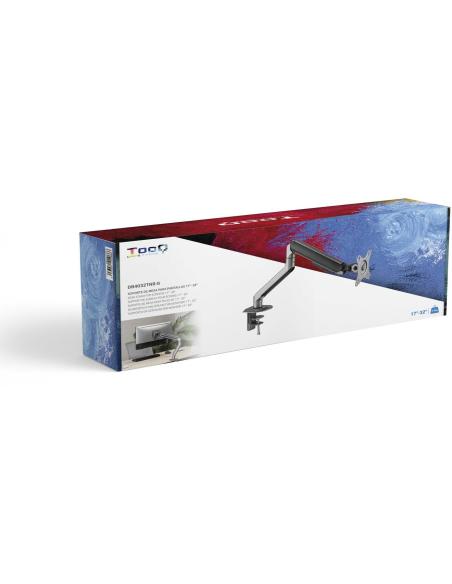 TooQ DB4032TNR-G Soporte de Mesa para Monitor/TV 17"-32" Máx. 9Kg Negro