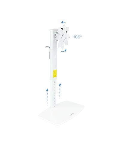 TooQ DB1127TN-W Soporte de Mesa 17-27" Máx. 6Kg Blanco
