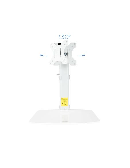 TooQ DB1127TN-W Soporte de Mesa 17-27" Máx. 6Kg Blanco