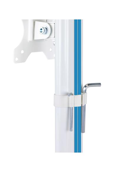 TooQ DB1127TN-W Soporte de Mesa 17-27" Máx. 6Kg Blanco