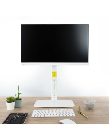 TooQ DB1127TN-W Soporte de Mesa 17-27" Máx. 6Kg Blanco