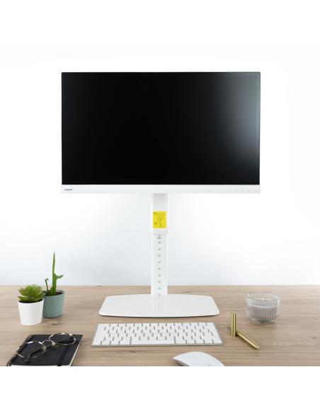 TooQ DB1127TN-W Soporte de Mesa 17-27" Máx. 6Kg Blanco