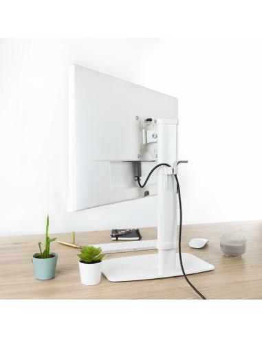 TooQ DB1127TN-W Soporte de Mesa 17-27" Máx. 6Kg Blanco