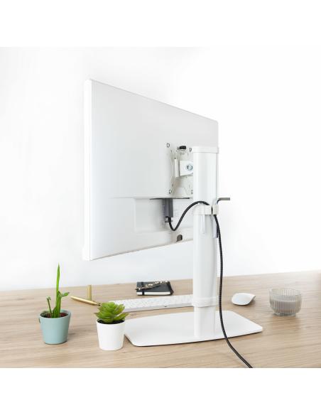 TooQ DB1127TN-W Soporte de Mesa 17-27" Máx. 6Kg Blanco