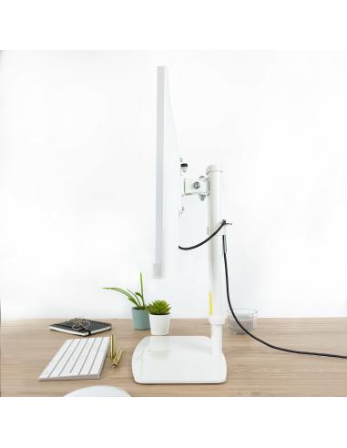 TooQ DB1127TN-W Soporte de Mesa 17-27" Máx. 6Kg Blanco