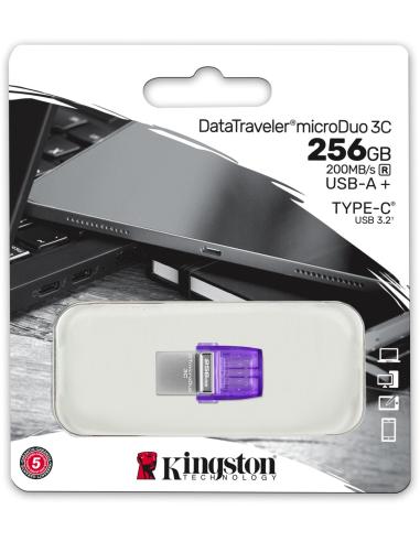 Kingston DataTraveler MicroDuo 3C 256GB USB 3.2
