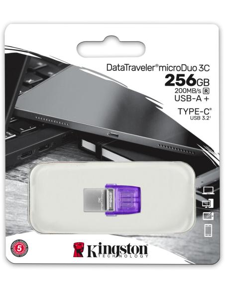 Kingston DataTraveler MicroDuo 3C 256GB USB 3.2