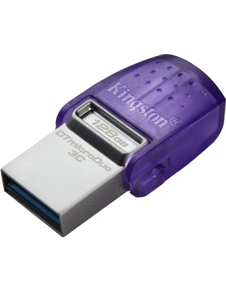Kingston DataTraveler microDuo 3C 128 GB USB-C/A 3.2 Gen 1 (3.1 Gen 1) Púrpura