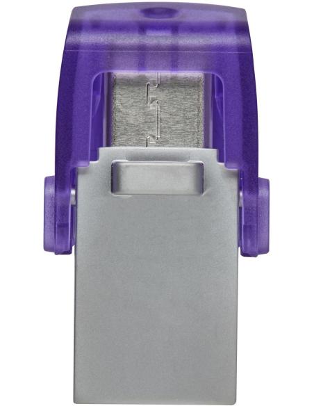 Kingston DataTraveler microDuo 3C 128 GB USB-C/A 3.2 Gen 1 (3.1 Gen 1) Púrpura
