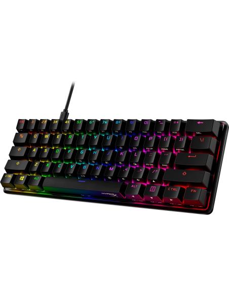 HyperX Alloy Origins 60 Teclado Mecánico Gaming RGB HX Red Inglés USA
