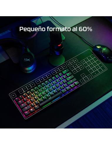 HyperX Alloy Origins 60 Teclado Mecánico Gaming RGB HX Red Inglés USA