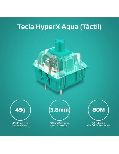 HyperX Alloy Origins 60 Teclado Mecánico Gaming RGB HX Red Inglés USA