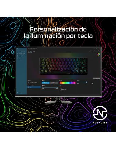 HyperX Alloy Origins 60 Teclado Mecánico Gaming RGB HX Red Inglés USA