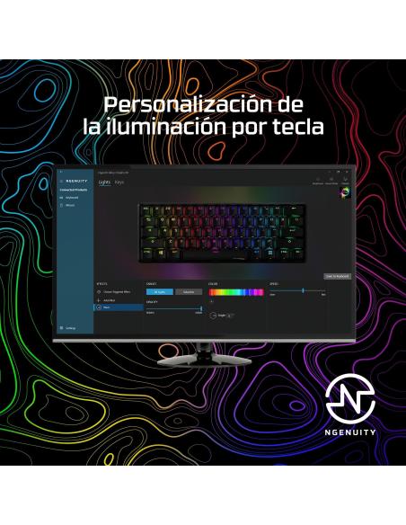 HyperX Alloy Origins 60 Teclado Mecánico Gaming RGB HX Red Inglés USA