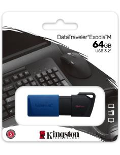 Kingston DTXM DataTraveler Exodia 64GB USB 3.2 Azul-1357542