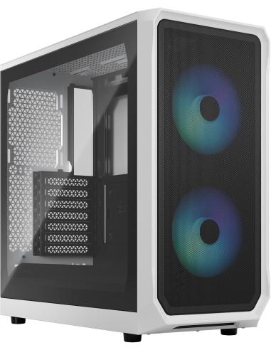 Fractal Design Focus 2 RGB Cristal Templado USB 3.2 Blanco