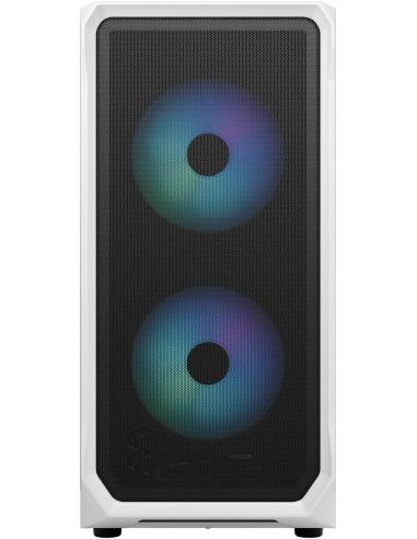 Fractal Design Focus 2 RGB Cristal Templado USB 3.2 Blanco