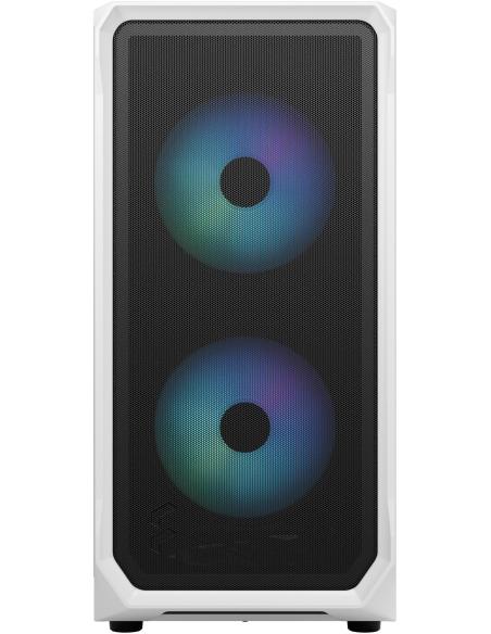 Fractal Design Focus 2 RGB Cristal Templado USB 3.2 Blanco