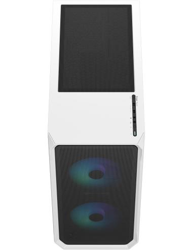 Fractal Design Focus 2 RGB Cristal Templado USB 3.2 Blanco