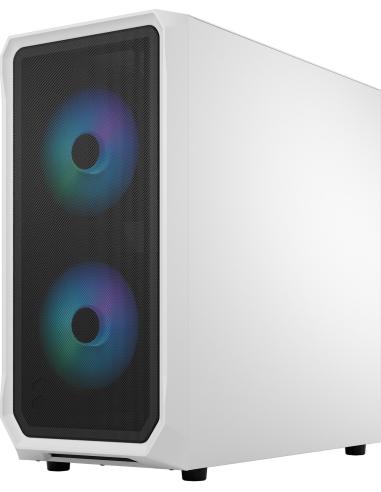 Fractal Design Focus 2 RGB Cristal Templado USB 3.2 Blanco