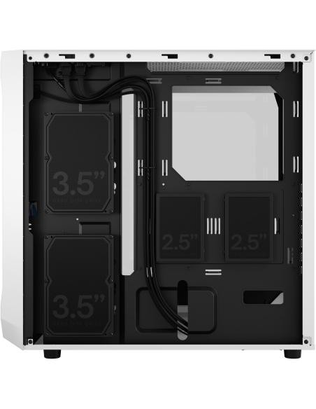 Fractal Design Focus 2 RGB Cristal Templado USB 3.2 Blanco