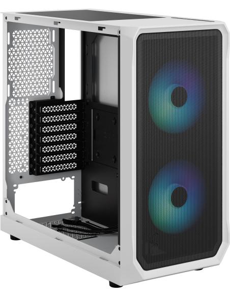 Fractal Design Focus 2 RGB Cristal Templado USB 3.2 Blanco