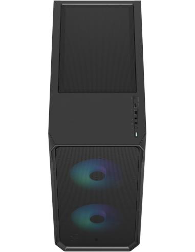 Fractal Design Focus 2 Cristal Templado USB 3.2 Negro